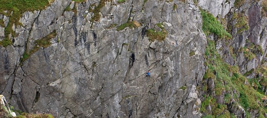 Unknown climbers on Craig Yr Ysfa  © jim jones