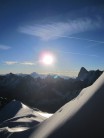view from the top of Aiguille du Midi