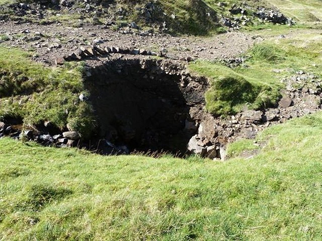 A snap of the newly opened hole  © MBA