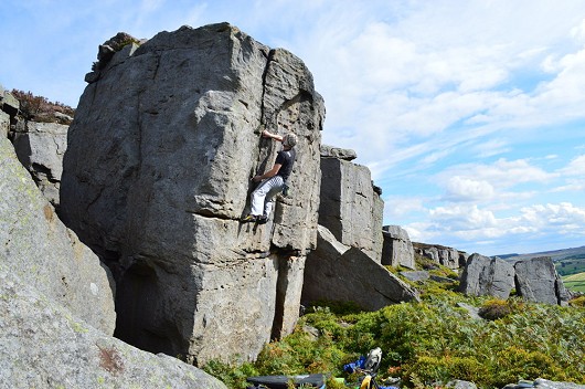 Got the crag to ourselves again!   © Bloke on a Rope