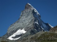 The view from Schwarzsee - the Matterhorn.