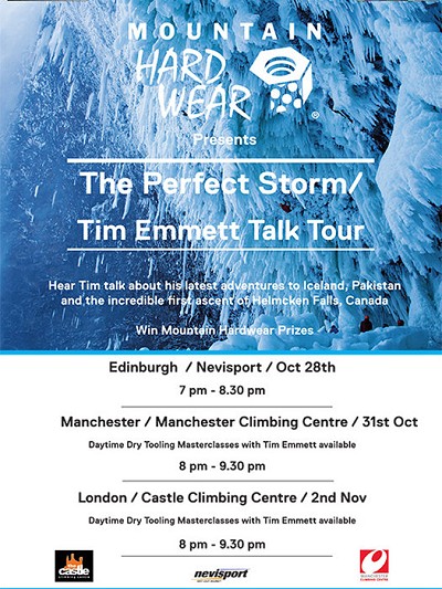 Tim Emmett UK Talk Tour  © Mountain Hardwear UK