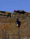 Martin Rogers seconding the 1st ascent of The Last Mohican