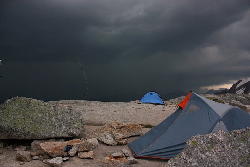 Lightning storm in the bugs.   © Jack Loftus