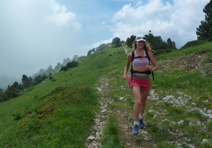 TNF Women's Ultra Guide in the Jura mountains  © Sarah Stirling