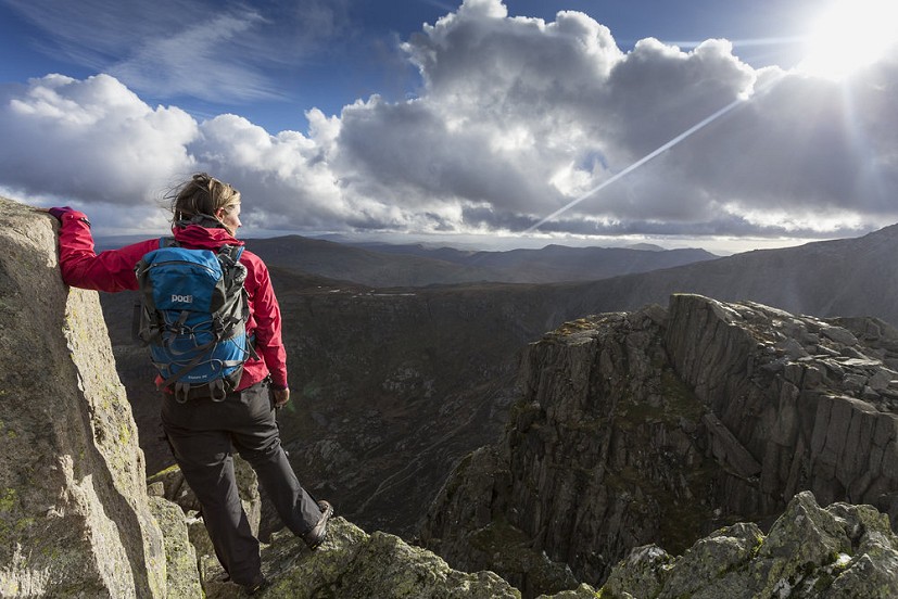 Soaking up the views atop Tryfan  © Geoboy