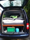 VW Caddy van for road trips