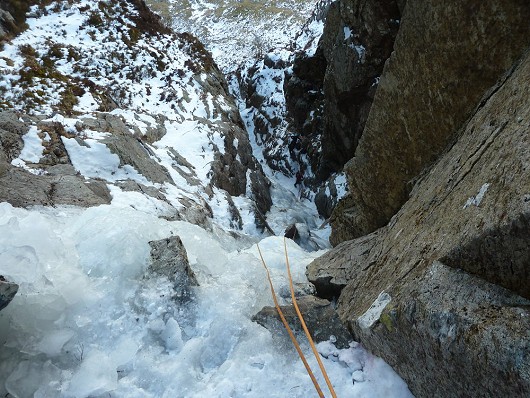 Looking down Pitch 6  © Cuillin Calling
