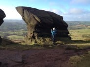 Post Christmas walk up round the Roaches