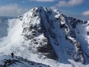 Great winter conditions on Tower Ridge and NE Buttress of Ben Nevis