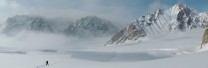 Panorama - Southern Stauning Alps, North east Greenland.