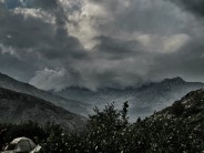 A storm passing overhead on the GR20, Corsica