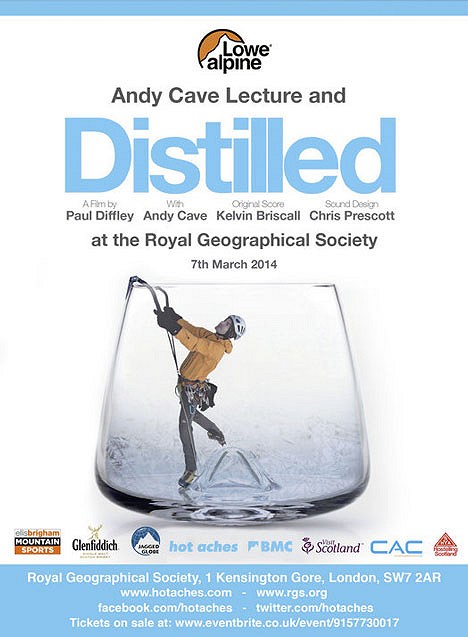 Premier Post: Andy Cave Lecture at the RGS, London - 7th March