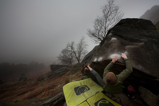 A misty day at Stanage Plantation.  © rossydoodle61