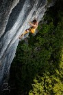 Myself climbing in Slovenia.