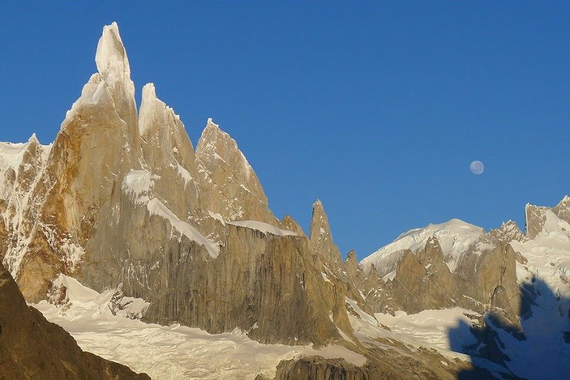 Cerro Torre looking like it's seen a bit of standard Patagonian weather  © Podsacs