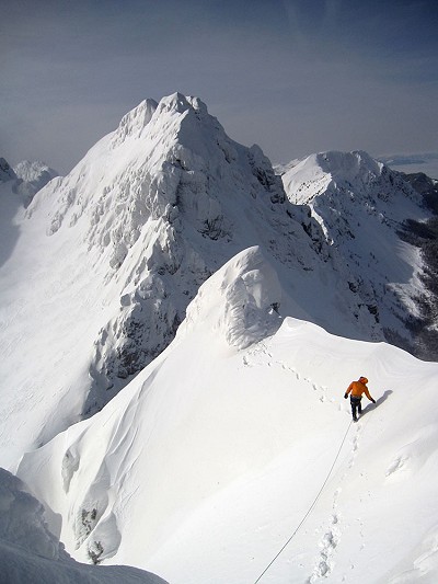 Alpine winter mountaineering, Slovenia  © Dr Avinash Aujayeb