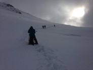 En route to the summit