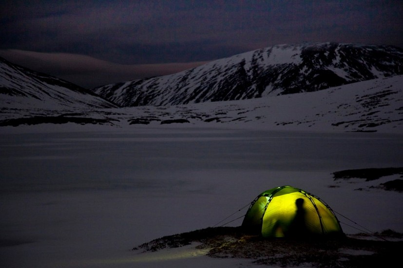 The joy of winter camping...  © Will Copestake