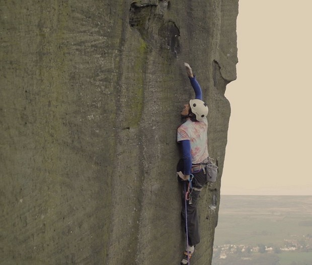 Jacob Cook climbs new Ilkley E9 #3  © jacobjacob