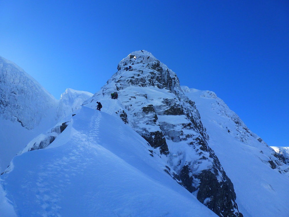 Scotland alpine conditions Tower Ridge (little tower)  Billy Collett & Jim Hynes    © Billy Collett