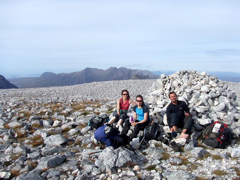 Rob and pals from Avon Mountaineering Club in darkest Fisherfield  © Rob Horler