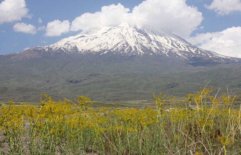 Mount Ararat in June, snowline at about 4000m  © Amy L Beam