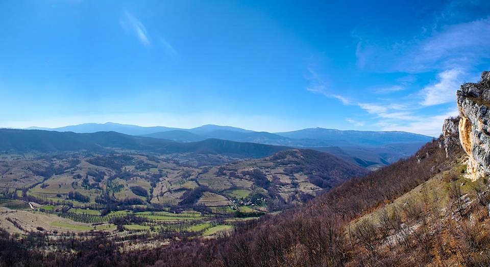 Beautiful view from climbing area in Pecka, Bosnia and Herzegovina  © Maccia