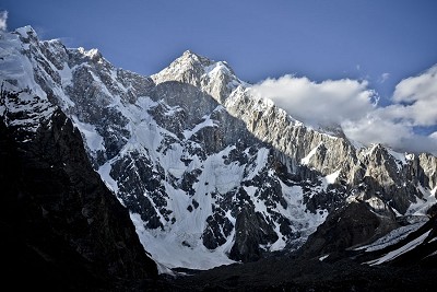 Southwest face of Kunyang Chhish East, 7,400m  © Hansjorg Auer, Matthias Auer and Simon Anthamatten Collection