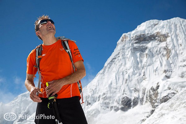 Ueli Steck in front of Annapurna  © Ueli Steck Collection
