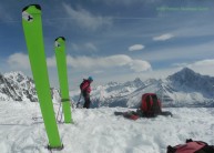 Ski Belay at Brevent, Chamonix