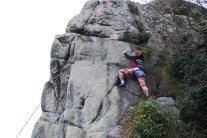 Nice way to say goodbye to Cornwall is to climb a rock there :)