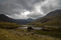 The complete Snowdon horseshoe on a moody day