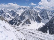 Looking out From Camp 2 On Broad Peak To Masherbrum.