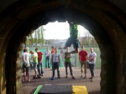 Sam cutting loose on The Arch at the Bournebrook BBQ