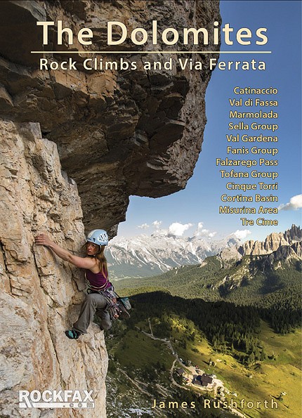 Dolomites : Rock Climbs and Via Ferrata Rockfax Cover