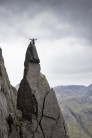 Topping out on Napes Needle just before proposing to my partner