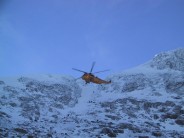 Helicopter in Sneachda, Jan 29 2005.