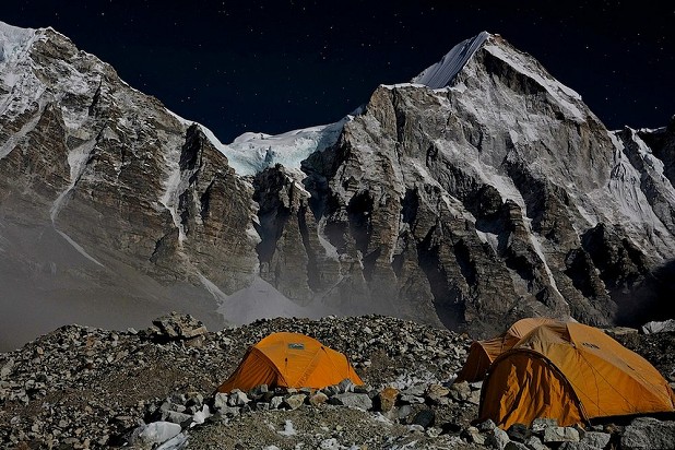 A chilly night at Everest Base Camp.  © ScottMackenzie
