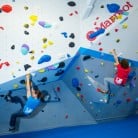 Climbing in one Of VauxWall's Arches
