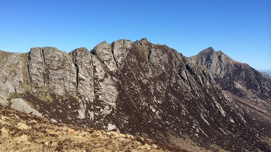 A'Chir Ridge - southern section & Cir Mhor in the background  © IainMacG