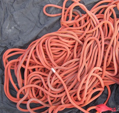 Petzl Arial 9.5mm single rope  © Duncan Campbell - UKC