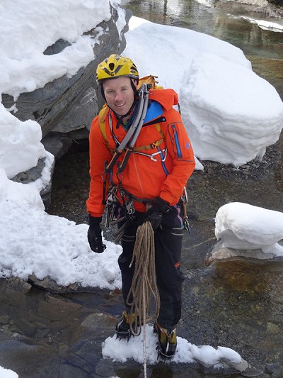 With hindsight, it might have been a bit too mild for ice climbing!   © Charlie Boscoe