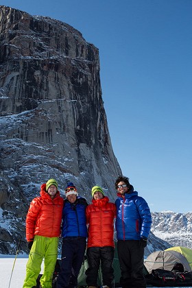 From L-R: Ross Hewitt, Michelle Blaydon, Tom Grant and Marcus Waring  © Berghaus