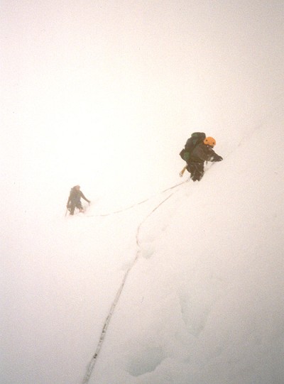 Postholing in the White - French Alps  © Jungle