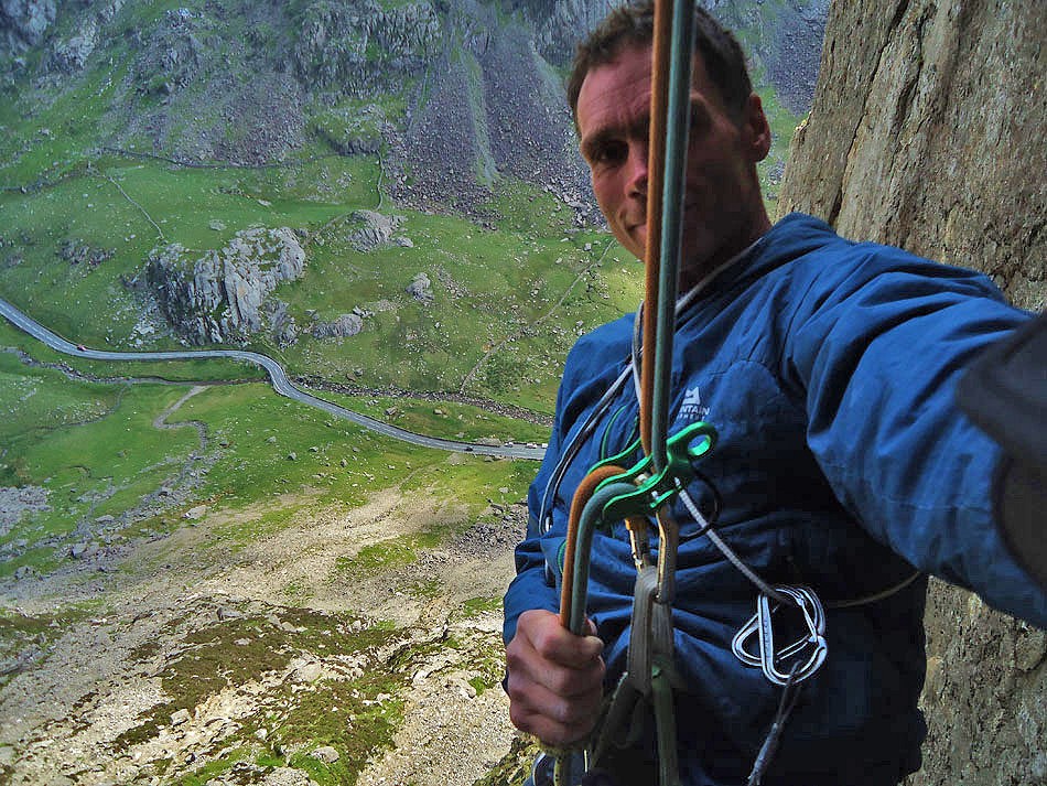 Abseiling with the Wild Country Pro Guide Lite Belay Device  © Tim Neill