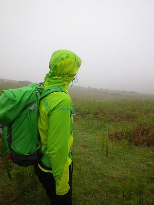Poor visibility and challenging conditions for Maria whilst testing the Marmot Womens Adroit Jacket  © Marmot