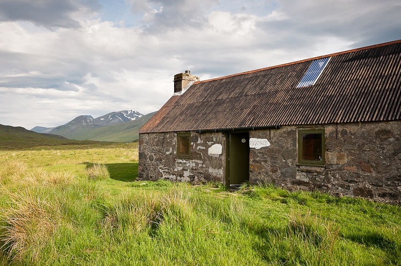 The morning after our overnight stop at Meanach bothy  © Colin Henderson
