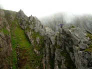 Scrambling on Pinnacle Ridge, Garbh Bheinn, with Scottish Hillwalkers and Activities Group (S.H.A.G)