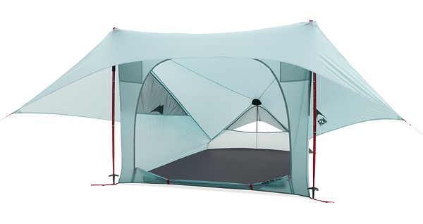 The front view of the MSR Flylight Tent  © MSR